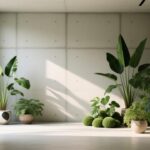室内绿植组合摆放展示家居风水阴阳平衡与气场净化